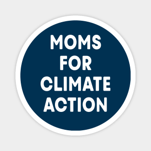 Moms for Climate Action (Dark Blue) Magnet